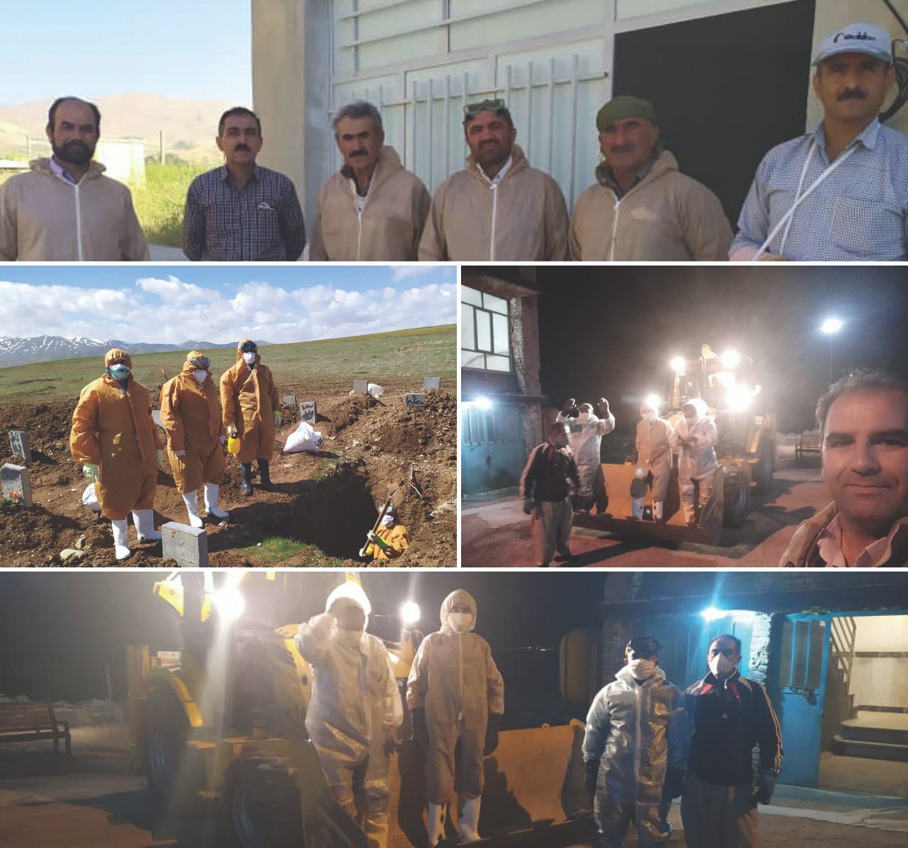 ایثار و از خودگذشتگی کارکنان و کارگران آرامستان ها ستودنیست